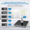 An instructional image showing a digital scale with various measurement units and a weight being placed on it. Náhľad obrázku produktu