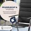 CASARIA® Gartenstühle 2er Set Klappbar Gepolstert Alu 8- Produktbild-Vorschau 5