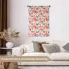 MuchoWow® Wandteppich Wandbehang Blumen - Rosa - Muster Produktbild-Vorschau 2