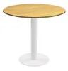 Runder Esstisch VICTORY 70 cm – DARK WOOD, moderner Produktbild-Vorschau 1