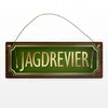Jagdrevier Metallschild XL mit Jagd Motiv Produktbild-Vorschau 2