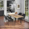 Jídelní stůl Vicco Beaver Dub Goldkraft/černá 120 x 80 cm Náhled obrázku produktu 1