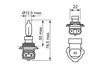 HIR2 BOSCH Lampen Autolampen 12V 55W 1 987 302 026 Produktbild-Vorschau 2