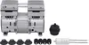 A product shot of a vacuum pump and its accessories on a white background. Náhled obrázku produktu