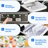 HOMCOM Eiswürfelmaschine Ice Maker 9 Eiswürfel in 8 Min., Produktbild-Vorschau 8