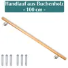 Buche Holz Handlauf Treppengeländer Geländer für Treppe Produktbild-Vorschau 1