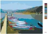 Zuty - Malen nach Zahlen - BOOTE AUF DEM SEE, 40x50 cm, mit Produktbild-Vorschau 3