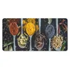 MuchoWow® Mauspad Mousepad Gewürze - Löffel - Schwarz - Produktbild-Vorschau 1