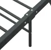 vidaXL Rám postele bez matrace šedý kov 140×200 cm Náhled obrázku produktu 4