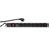 LogiLink PDU7C01, 7 AC zásuvky / AC zásuvek, Typ F, 230 V, Náhled obrázku produktu 8
