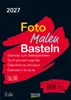 Foto-Malen-Basteln Bastelkalender A4 schwarz 2027 Produktbild-Vorschau 1