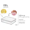 Premium Dose breit 1,0 l  LOFT, Farbe:Transparent / Weiß Produktbild-Vorschau 2