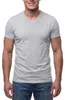 Mivaro Herren T-Shirt 3er Pack V-Ausschnitt Grau meliert - Produktbild-Vorschau 2