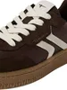 TAMARIS Damen Sneaker dunkelbraun weiß Lederkombination - Produktbild-Vorschau 15