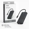 Rapoo USB-C Multiport Adapter 12-in-1, grau Produktbild-Vorschau 15