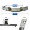 Türscharnier passend wie Electrolux 1366253233 Scharnier Produktbild-Vorschau 3