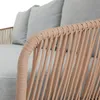 Gartenlounge MYKONOS, braun/grau - Balkon Lounge Sofa mit Produktbild-Vorschau 5