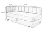 Jugendbett Einzelbett Eryk Boxspringbett mit Matratze Produktbild-Vorschau 5