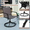 COSTWAY 2er Set Gartenstühle 360° drehbar, Terrassenstühle Produktbild-Vorschau 7