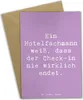 Mr. & Mrs. Panda Grußkarte Spruch Hotelfachmann Produktbild-Vorschau 1