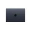 The back of a closed MacBook Air laptop with the Apple logo in the center. Produktbild-Vorschau