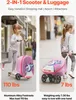 Rollerkoffer Kinder 20L, Max. 50kg - Reisekoffer Lila - Produktbild-Vorschau 4