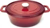 HENDI Emaillierter Gusseisentopf, 4,4L, Rot, Produktbild-Vorschau 14