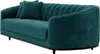 Casa Padrino Luxus Sofa Grün / Schwarz 240 x 96 x H. 74,5 Produktbild-Vorschau 3