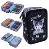 Piórnik potrójny z wyposażeniem Kuromi Jumper 3 Podgląd zdjęcia produktu 2