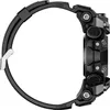 A side view of a black smartwatch with a black band. Podgląd zdjęcia produktu