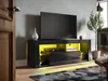 SONNI TV skříňka černý vysoký lesk 140x35x50,5cm s Náhled obrázku produktu 1