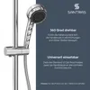 SANTRAS® Brausestange in Chrom - 100 cm Wandstange für Produktbild-Vorschau 4