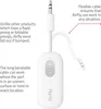 A white AirFly SE Bluetooth wireless transmitter with text callouts highlighting its features. Anteprima dell’immagine prodotto