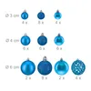 Set da 50 palline di Natale Relaxdays, palline per l'albero Anteprima dell’immagine prodotto 4