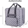 Phönix Overlocktasche Polka Dots grau Produktbild-Vorschau 11
