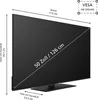 A diagram showing the dimensions of a television, including its height, width, depth, and VESA mount specifications. Produktbild-Vorschau