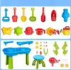 Wassertisch Sandkasten Wassereimer Kinder Garten + Stuhl Produktbild-Vorschau 7