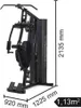 Toorx MSX 70, 135 kg, 102 kg, ABS, Rücken, Bizeps, Brust, Produktbild-Vorschau 3