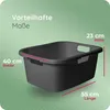Novaliv 3-pack vasca lavanderia con 3 maniglie 25L Anteprima dell’immagine prodotto 6
