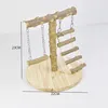 Heikoeco® wellensittich spielzeug, Holz, mit Leiter & Produktbild-Vorschau 7