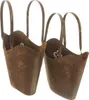 2x Pflanzer "Tasche" aus Metall mit Rost Finish, Pflanztopf Produktbild-Vorschau 3