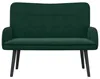 vidaXL Canapé 2 places, vert foncé, 115 x 61 x 87 cm, Voir les images du produit 9
