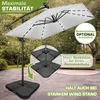 tillvex® Aluminium Parasol rechthoekig Ø 330 cm met Productafbeelding-voorbeeld 8