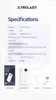 A product specifications sheet and accompanying product images for a power bank. Náhled obrázku produktu