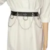 Punk Leder Harnes Gürtel Damen, 1 Stück BH Body Chain y Produktbild-Vorschau 1