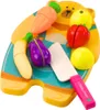 Obst Gemüse Schneidebrett Messer Set Pädagogisches Zubehör Produktbild-Vorschau 2