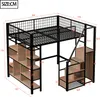 MODFU Lit Mezzanine 140x200 cm - Lit Mezzanine Adulte/Ado Voir les images du produit 7