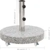 vidaXL Sonnenschirmständer Granit 30 kg Rund Grau Produktbild-Vorschau 6