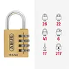 ABUS 165/40 B/SB Zahlenschloss, Messing, 6 mm, 216 g, 95 Produktbild-Vorschau 2