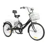 24 Inch Adult Tricycle 7-Speed Cargo Bike City Bike Náhled obrázku produktu 1